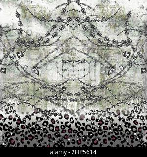 Abstract Animals Skin Design Ready for Textile Prints. Stockfoto