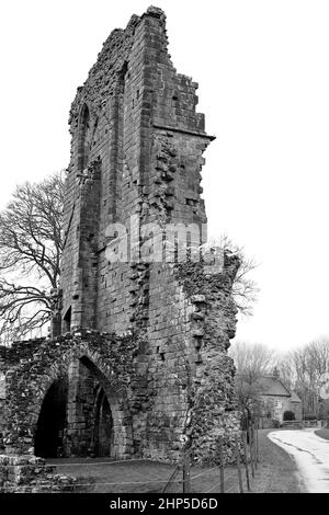 Croxden Zisterzienserkloster aus dem 12.. Jahrhundert in Staffordshire, England Stockfoto