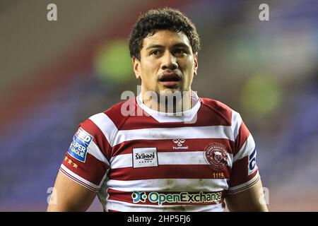 Patrick Mago #10 von Wigan Warriors Stockfoto