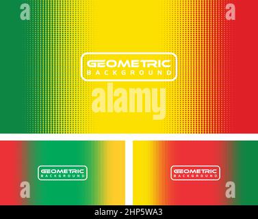 Geometrischer Rasta-Farbhintergrund Stock Vektor