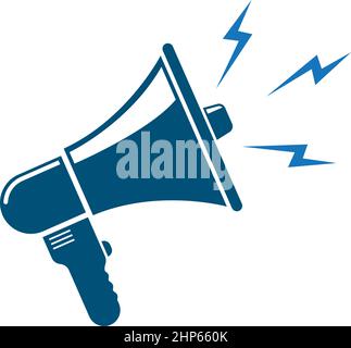 Lautsprecher Megaphon Symbol Vektor Illustration Design Stock Vektor