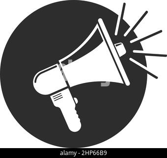 Lautsprecher Megaphon Symbol Vektor Illustration Design Stock Vektor