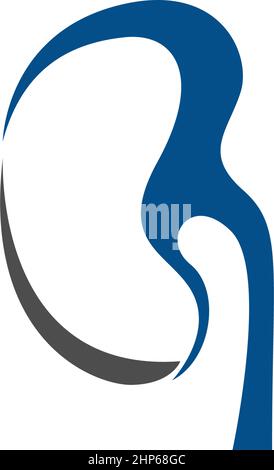 Urologie-Logo, Nierenlogo-Symbol Vorlage für Gesundheit Stock Vektor