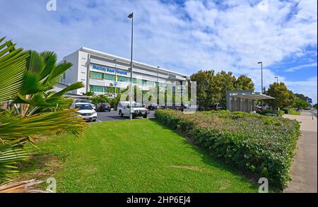 Das Mackay Base Hospital ist das größte Krankenhaus der Central Queensland Region in Mackay, Queensland, Australien Stockfoto