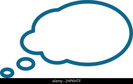 Bubble Think Icon Vektor Illustration Design Stock Vektor