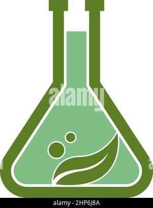 Design-Vorlage für Science-Flakon-LAB-Logo-Symbol Stock Vektor