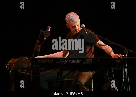 Roma, Italien. 18th. Februar 2022. Fabio Valdemarin während des Konzerts Il Cammino dell'Anima im Auditorium Parco della Musica, 16th. Februar 2022, Rom, Italien Credit: Independent Photo Agency/Alamy Live News Stockfoto