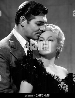 Original Werbefoto von Clark Gable und Lana Turner für den Film Honky Tonk ca. 1941 Stockfoto