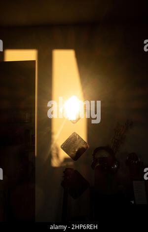 Belgien, Brüssel, Frühjahr 2021. Illustration des Alltags in Brüssel, der Hauptstadt Belgiens. Foto von Martin Bertrand. Belgique, Bruxelles, Pri Stockfoto