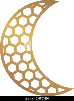 mond Vektor Symbol Illustration Design Stock Vektor