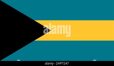 Abstrakte Flagge der Bahamas Stock Vektor