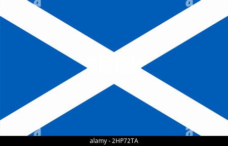 Abstrakte Flagge Schottland Stock Vektor