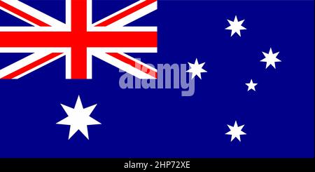 Abstrakt Flagge Australien Stock Vektor