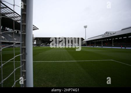 London, Großbritannien. 18th. Februar 2022. Gesamtansicht des Stadions in London, Vereinigtes Königreich am 2/18/2022. (Foto von Arron Gent/News Images/Sipa USA) Quelle: SIPA USA/Alamy Live News Stockfoto