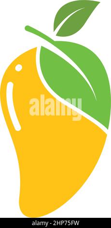 Mango Obst Vektor Illustration Design Stock Vektor
