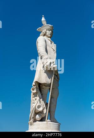 Statue auf dem Platz Prato della Valle, Padua (Padova), Italien Stockfoto