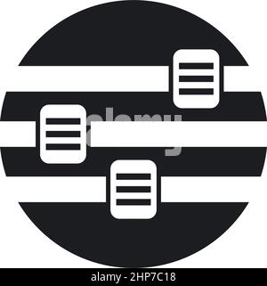 Einstellen des Designs für Symbolvektoren Stock Vektor