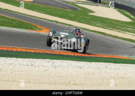 Scarperia, Mugello 5. märz 2008: Unbekannt Fahren des Maserati Oldtimer während des Trainings auf dem Mugello Circuit. Italien Stockfoto