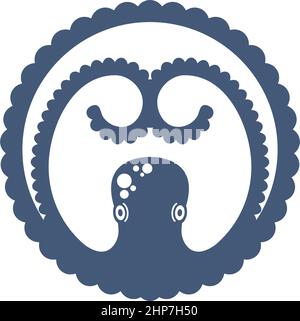 octopus Icon Vektor Illustration Design Stock Vektor