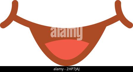 Lächeln Vektor Illustration Design Stock Vektor