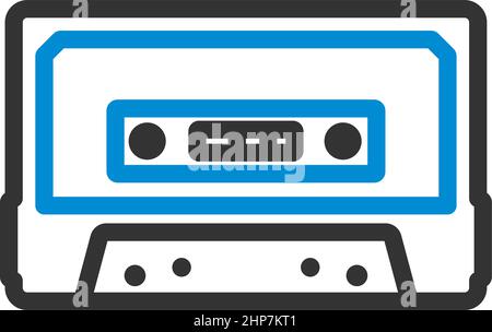 Symbol Für Audiokassette Stock Vektor