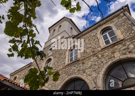 Dormition der Theotokos Kirche in Nesebar Resort an der Schwarzmeerküste, in der Provinz Burgas, Bulgarien Stockfoto