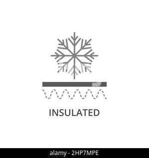 Isoliertes Material mit Vektorsymbol Stock Vektor
