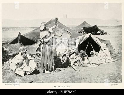 An Arab Camp aus dem Buch The living Races of Mankind; Band 2 von Henry Neville Hutchinson, veröffentlicht 1901 in London von Hutchinson & Co Stockfoto