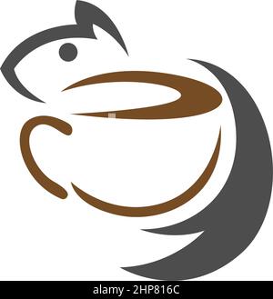 Eichhörnchen Logo Vektor Symbol Design Illustration Stock Vektor