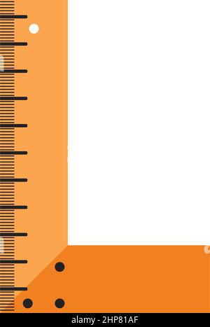 Symbol Für Setsquare Stock Vektor