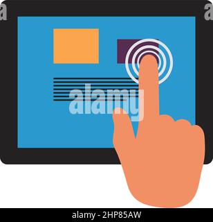 Tablet-Symbol Stock Vektor