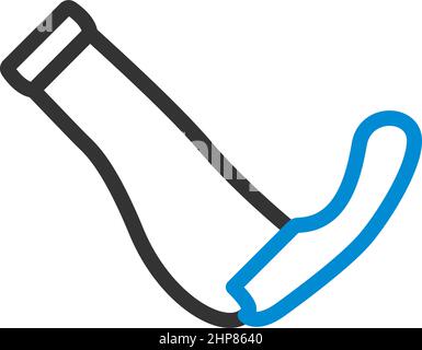 Symbol „Fahrradgriffe“ Stock Vektor