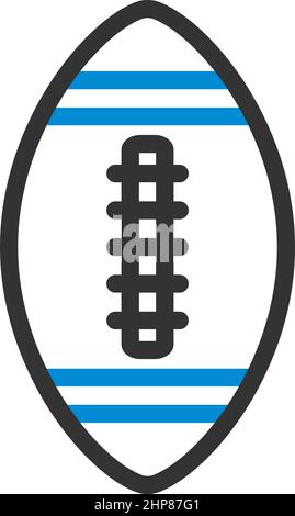 American Football Ball-Symbol Stock Vektor