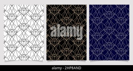 Diamant-Muster Stock Vektor