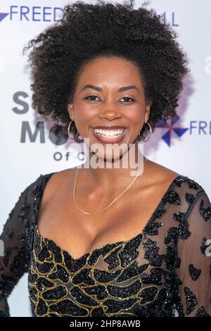 Hollywood, USA. 18th. Februar 2022. Sidnee Gray besucht am 18. Februar 2022 im Hollywood Roosevelt Hotel, Hollywood, CA, Modelle von Comedy Against Human Trafficking for Charity Freedom for All. Quelle: Eugene Powers/Alamy Live News Stockfoto