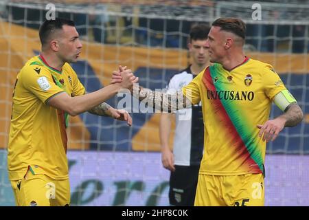 Parma, Italien. 19th Feb, 2022. Von TERNANA CALCIO während des Serie B-Spiels zwischen Parma Calcio und Ternana Calcio in Ennio Tardini am 19. Februar 2022 in Parma, Italien. Kredit: Unabhängige Fotoagentur/Alamy Live Nachrichten Stockfoto