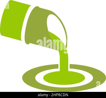 Bambus-Baum-Logo Symbol Design Illustration Vektor Stock Vektor