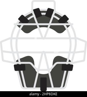 Symbol Für Baseballschutz Stock Vektor