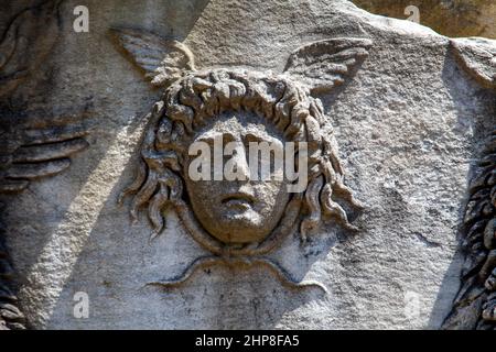 Steinreliefs der Istanbuler Archäologischen Museen, Türkei Stockfoto