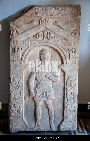 Steinreliefs der Istanbuler Archäologischen Museen, Türkei Stockfoto