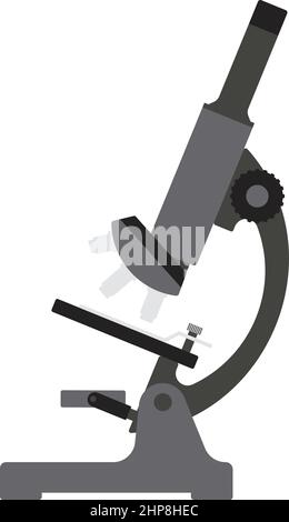 Symbol Für Das Chemie-Mikroskop Stock Vektor
