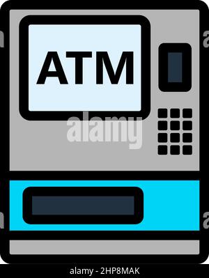 ATM-Symbol Stock Vektor