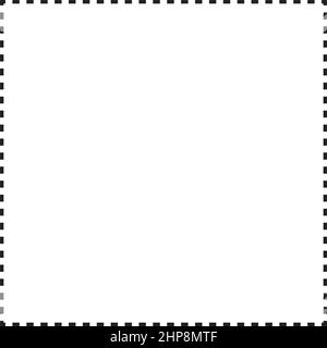 Quadratische Form gepunktetes Symbol Vektor-Symbol für kreatives Grafikdesign ui-Element in einer Piktogramm-Illustration Stock Vektor