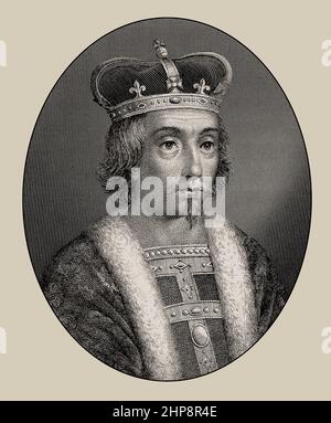 Heinrich VI., 1421-1471, König von England Stockfoto