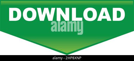 Green Download Zeichen Symbol Vektor Design Web Stock Vektor