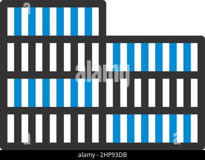 Symbol „Container Stack“ Stock Vektor