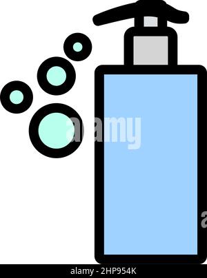 Symbol „Spender Für Flüssigseife“ Stock Vektor