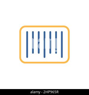 Barcode-Vektor-Symbol. E-Commerce-Zeichen Stock Vektor