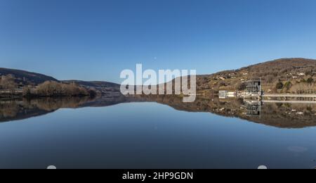 Lac du Causse en hiver Stockfoto