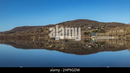 Lac du Causse en hiver Stockfoto